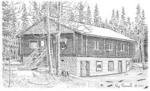 Building sketch by Ray Bonnell 300x182