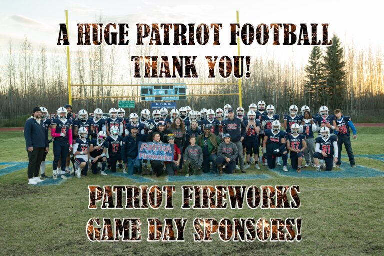 Patriot Fireworks Game Day Sponsor 2025 768x512